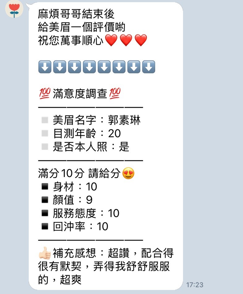 苗栗定點茶 郭素琳 援交